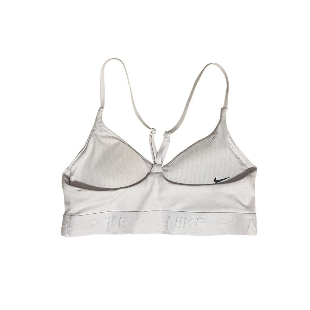 Nike Indy Light Support Padded Adjustable Sports Bra White Size XS - Picture 3 of 4